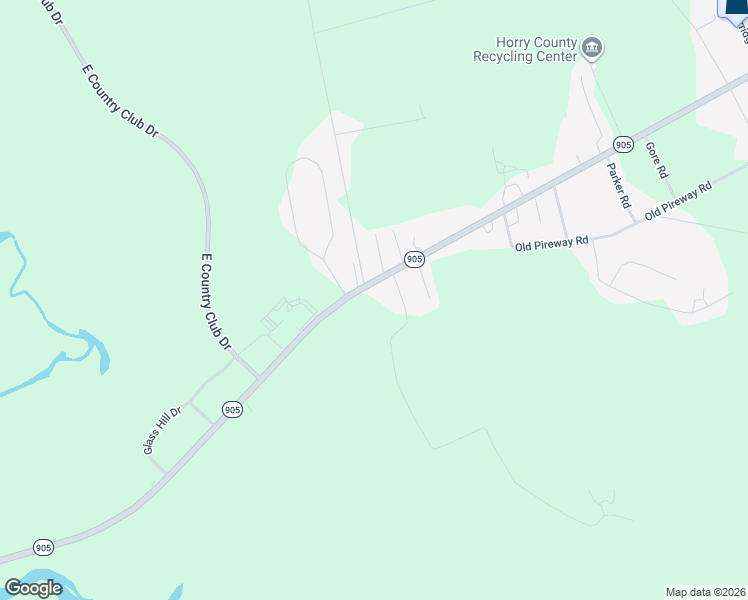 map of restaurants, bars, coffee shops, grocery stores, and more near 836 South Carolina 905 in Conway