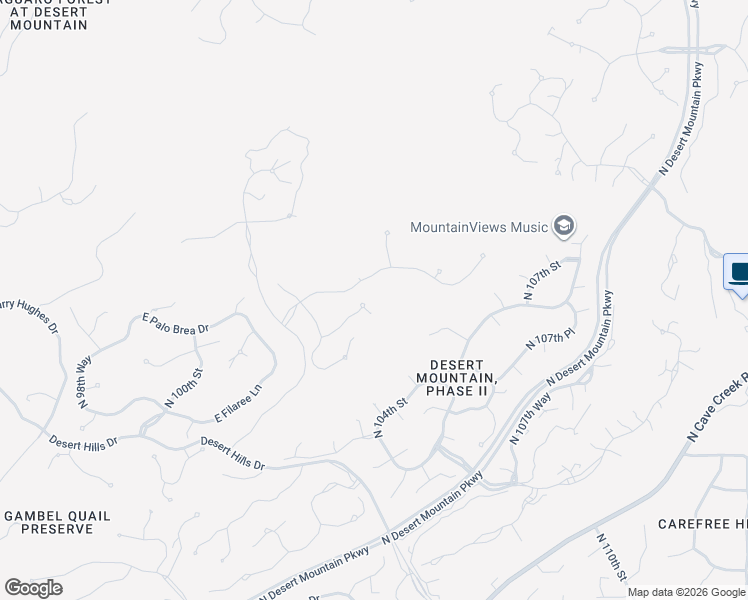 map of restaurants, bars, coffee shops, grocery stores, and more near 10502 East Palo Brea Drive in Scottsdale