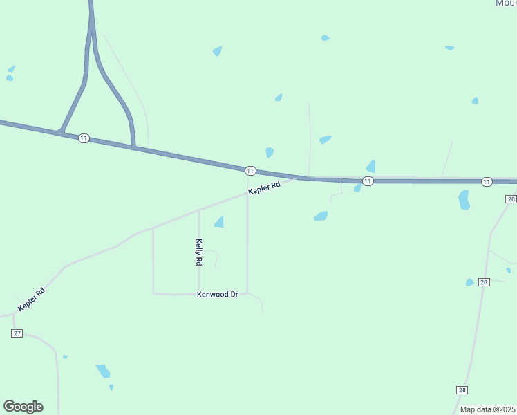 map of restaurants, bars, coffee shops, grocery stores, and more near 976 Kepler Road in Star City
