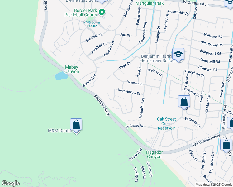 map of restaurants, bars, coffee shops, grocery stores, and more near 1481 Tudor Circle in Corona