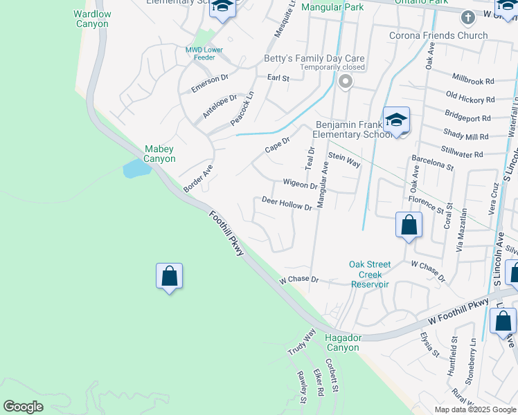 map of restaurants, bars, coffee shops, grocery stores, and more near 1481 Tudor Circle in Corona