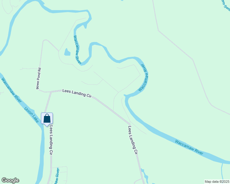 map of restaurants, bars, coffee shops, grocery stores, and more near 743 Embassy Lane in Conway