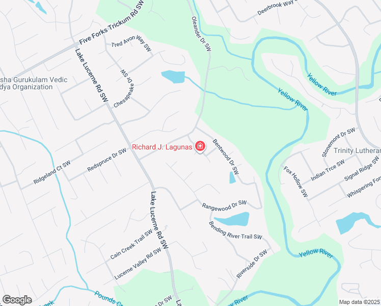 map of restaurants, bars, coffee shops, grocery stores, and more near 4381 Nandina Lane in Lilburn