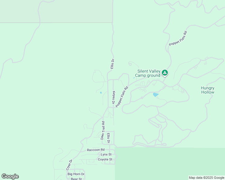 map of restaurants, bars, coffee shops, grocery stores, and more near 18525 Keyes Drive in Banning