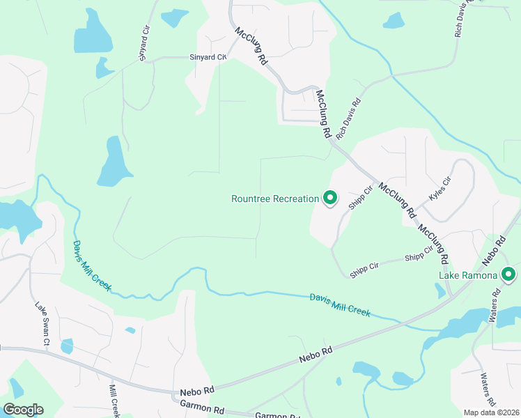map of restaurants, bars, coffee shops, grocery stores, and more near 538 Davis Road in Hiram