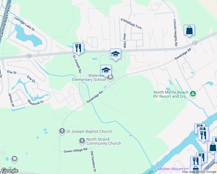 564 Sandridge Road, Little River SC Walk Score
