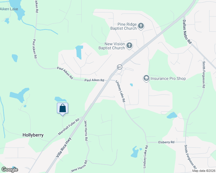 map of restaurants, bars, coffee shops, grocery stores, and more near 4723 Villa Rica Highway in Dallas