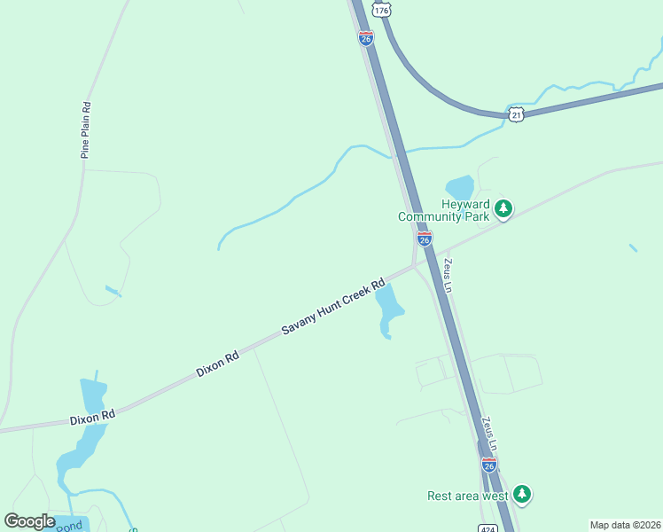 map of restaurants, bars, coffee shops, grocery stores, and more near 490 Savany Hunt Creek Road in Gaston