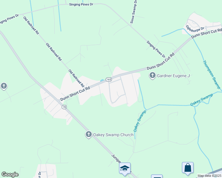 map of restaurants, bars, coffee shops, grocery stores, and more near 417 Warren Springs Drive in Conway