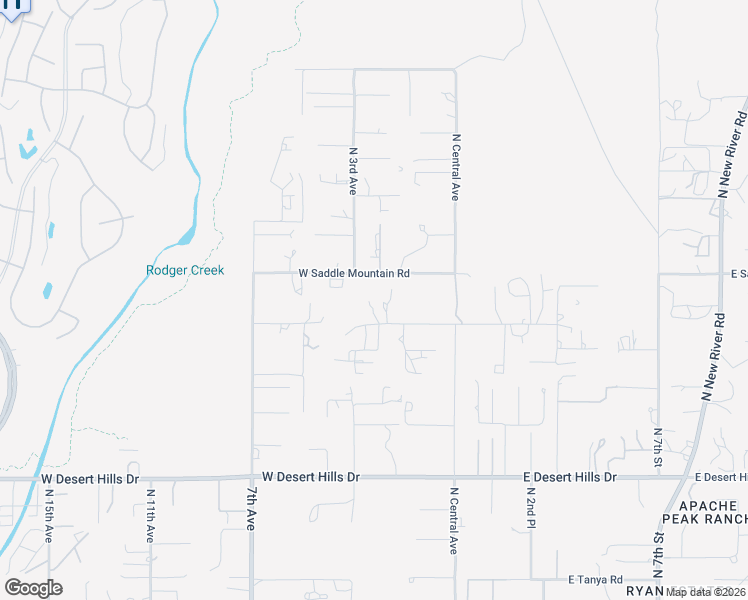 map of restaurants, bars, coffee shops, grocery stores, and more near 218 West Ridgecrest Road in Phoenix