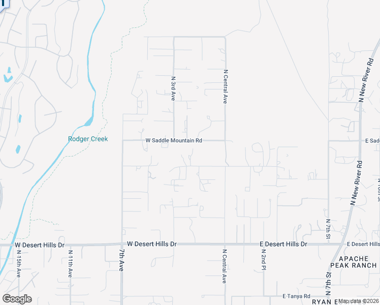 map of restaurants, bars, coffee shops, grocery stores, and more near 218 West Ridgecrest Road in Phoenix