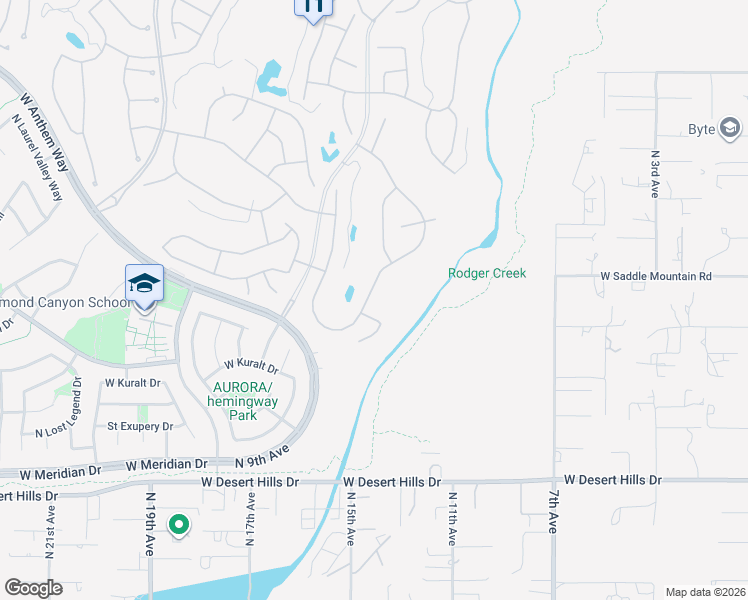 map of restaurants, bars, coffee shops, grocery stores, and more near 40109 N Candlewyck Ln in Anthem