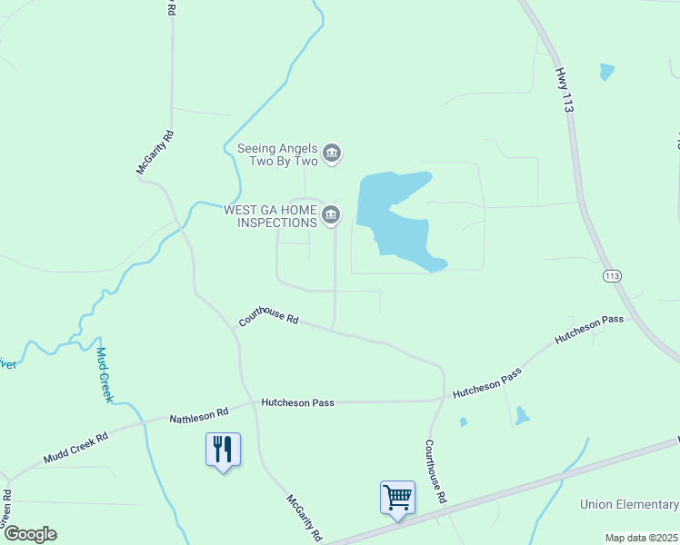 map of restaurants, bars, coffee shops, grocery stores, and more near 164 Courthouse Park Drive in Temple