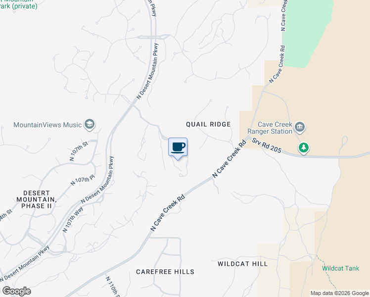 map of restaurants, bars, coffee shops, grocery stores, and more near 11163 East Prospect Point Drive in Scottsdale