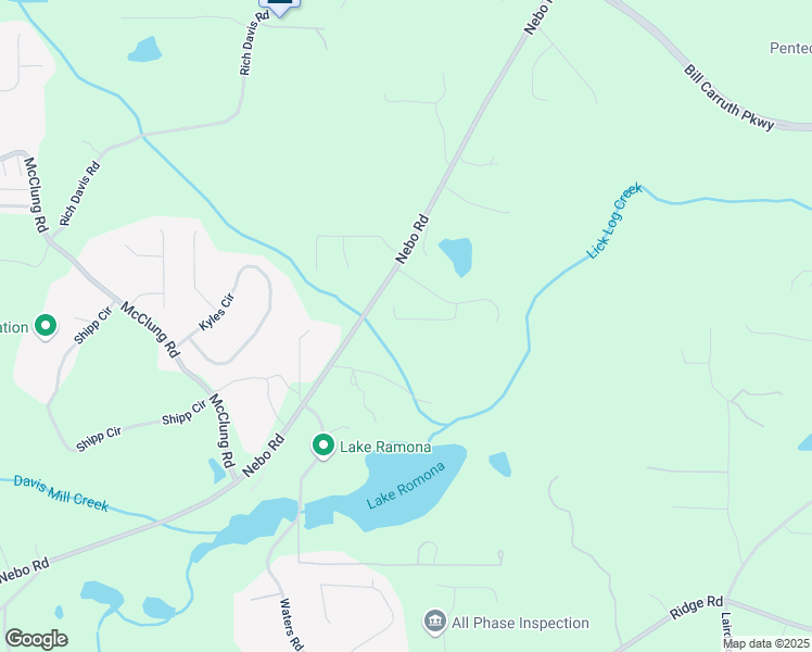 map of restaurants, bars, coffee shops, grocery stores, and more near 147 Hillcrest Court in Hiram