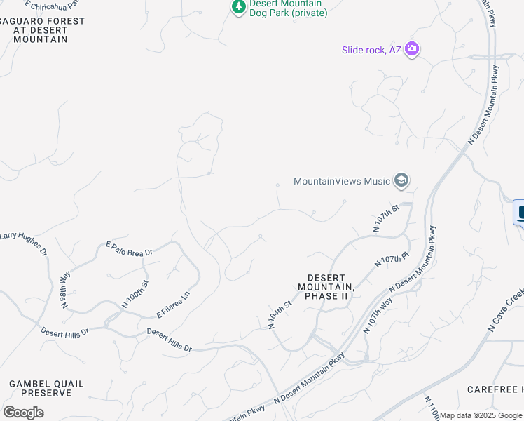 map of restaurants, bars, coffee shops, grocery stores, and more near 10502 East Palo Brea Drive in Scottsdale
