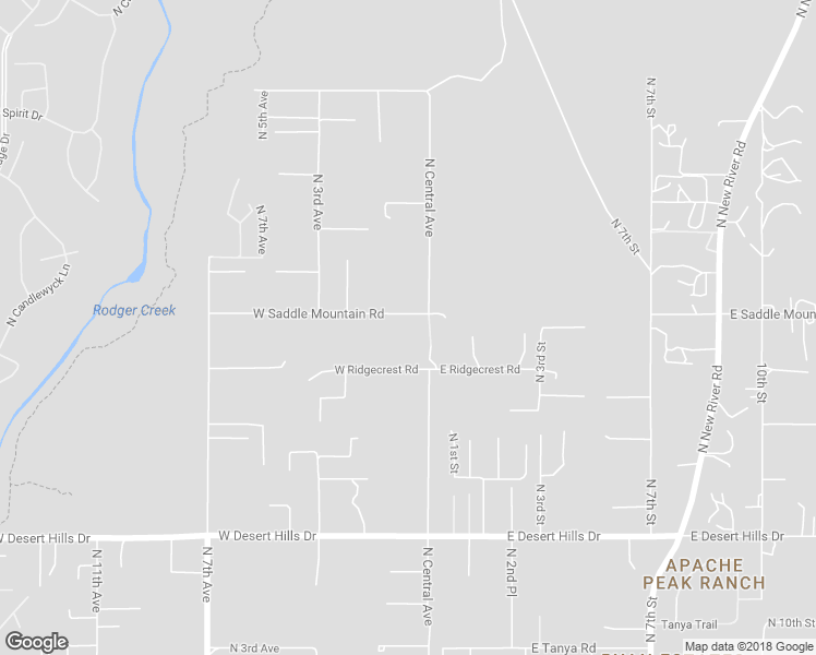 map of restaurants, bars, coffee shops, grocery stores, and more near 17 West Saddle Mountain Road in Phoenix