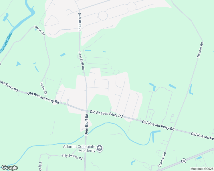 map of restaurants, bars, coffee shops, grocery stores, and more near 148 River Country Drive in Conway