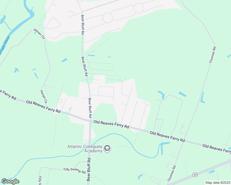 map of restaurants, bars, coffee shops, grocery stores, and more near 281 White Water Loop in Conway