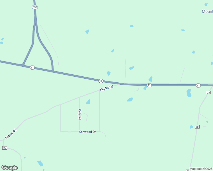 map of restaurants, bars, coffee shops, grocery stores, and more near 976 Kepler Road in Star City
