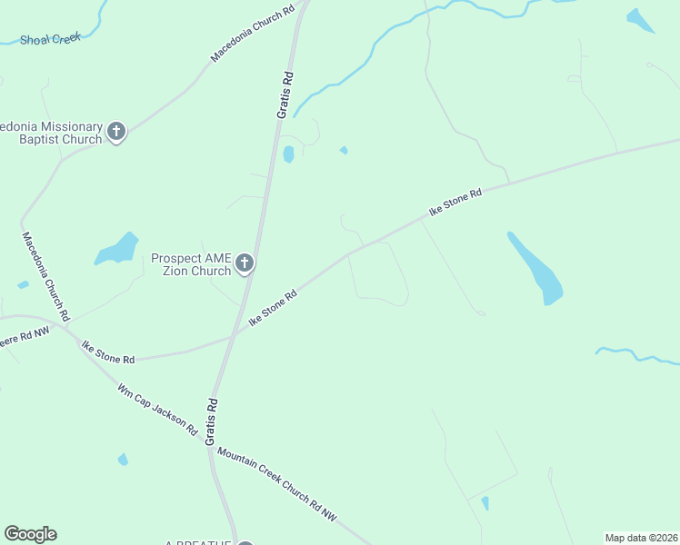 map of restaurants, bars, coffee shops, grocery stores, and more near 1717 Ike Stone Road in Monroe