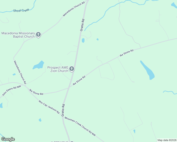 map of restaurants, bars, coffee shops, grocery stores, and more near 1717 Ike Stone Road in Monroe