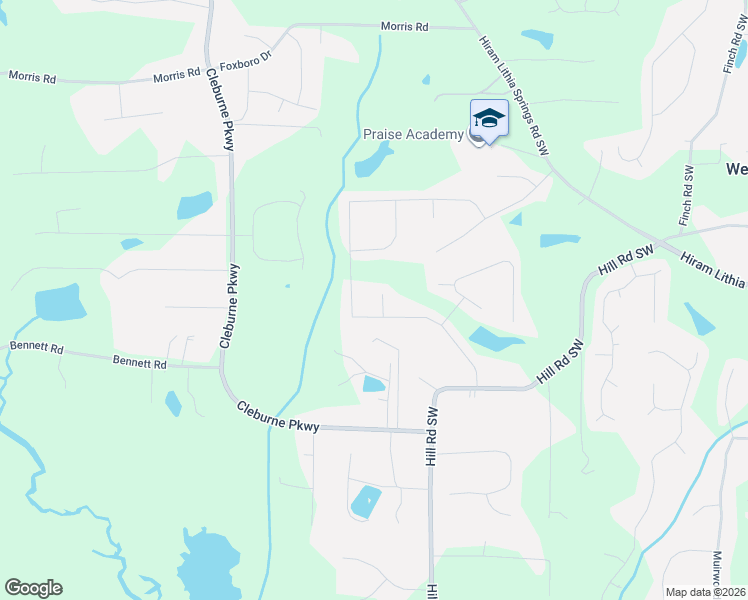 map of restaurants, bars, coffee shops, grocery stores, and more near 4406 Cavaletti Court in Powder Springs
