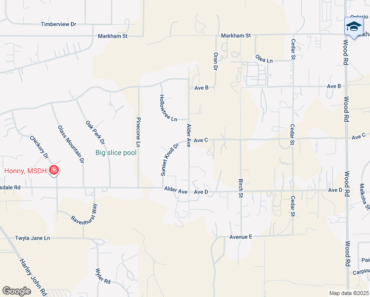 map of restaurants, bars, coffee shops, grocery stores, and more near 18525 Alder Avenue in Riverside