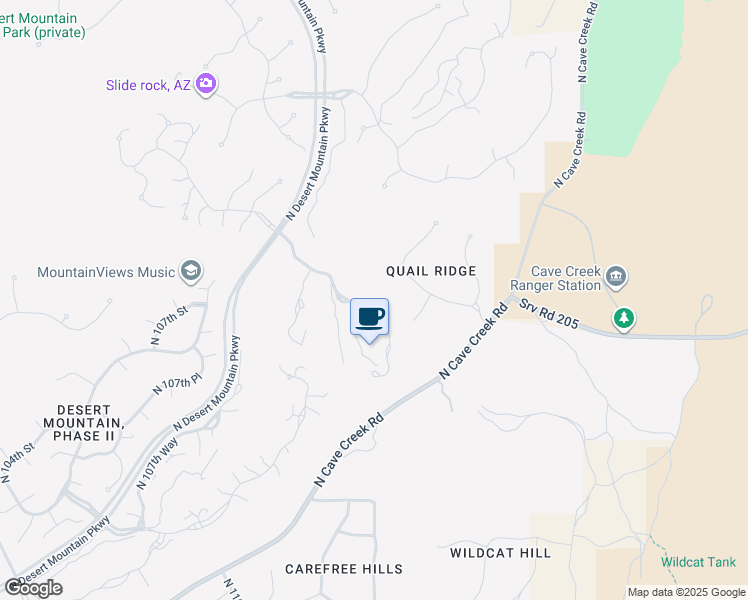 map of restaurants, bars, coffee shops, grocery stores, and more near 11182 East Prospect Point Drive in Scottsdale