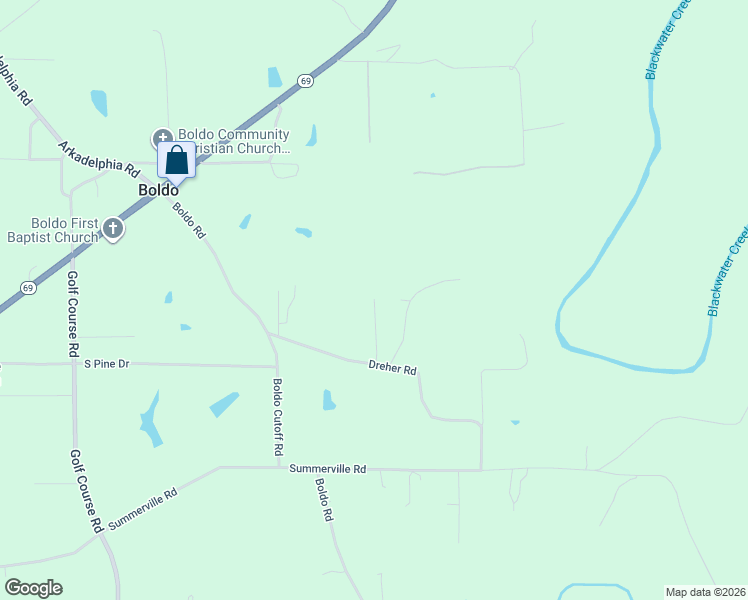 map of restaurants, bars, coffee shops, grocery stores, and more near 171 Win-Dre Drive in Jasper