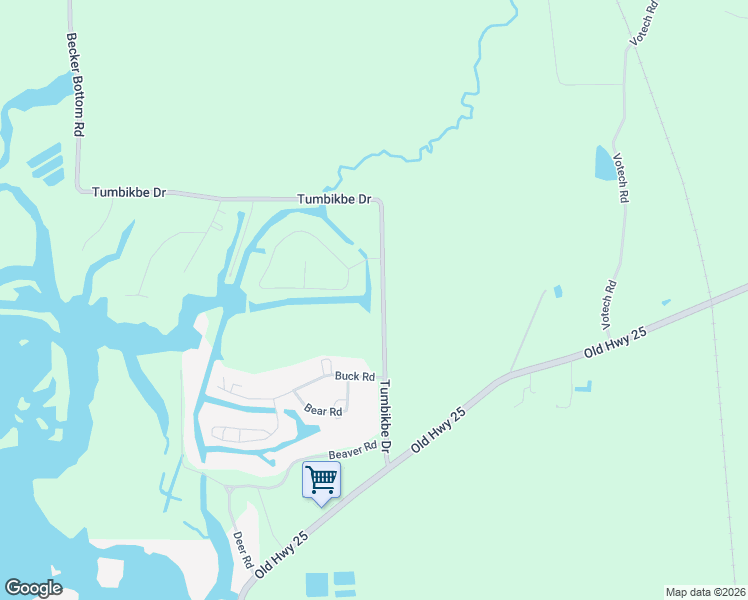 map of restaurants, bars, coffee shops, grocery stores, and more near 50033 Buck Road in Aberdeen