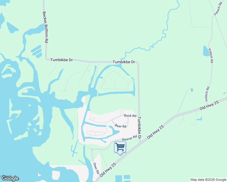 map of restaurants, bars, coffee shops, grocery stores, and more near 50056 Indian Island Circle in Aberdeen