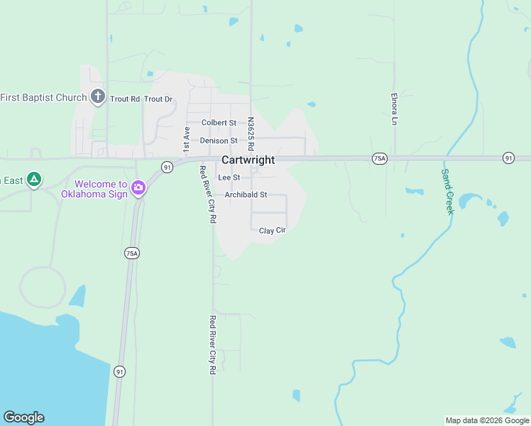 map of restaurants, bars, coffee shops, grocery stores, and more near 502 Clay Circle in Cartwright