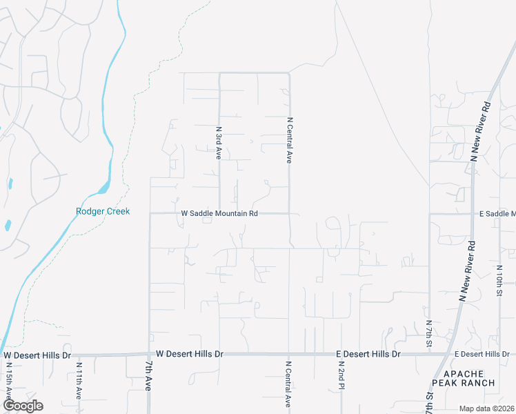 map of restaurants, bars, coffee shops, grocery stores, and more near 17 West Saddle Mountain Road in Phoenix