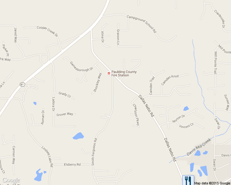 map of restaurants, bars, coffee shops, grocery stores, and more near 175 Smith Ferguson Road in Dallas