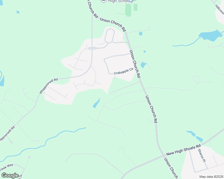 map of restaurants, bars, coffee shops, grocery stores, and more near 1502 Union Church Rd in Watkinsville