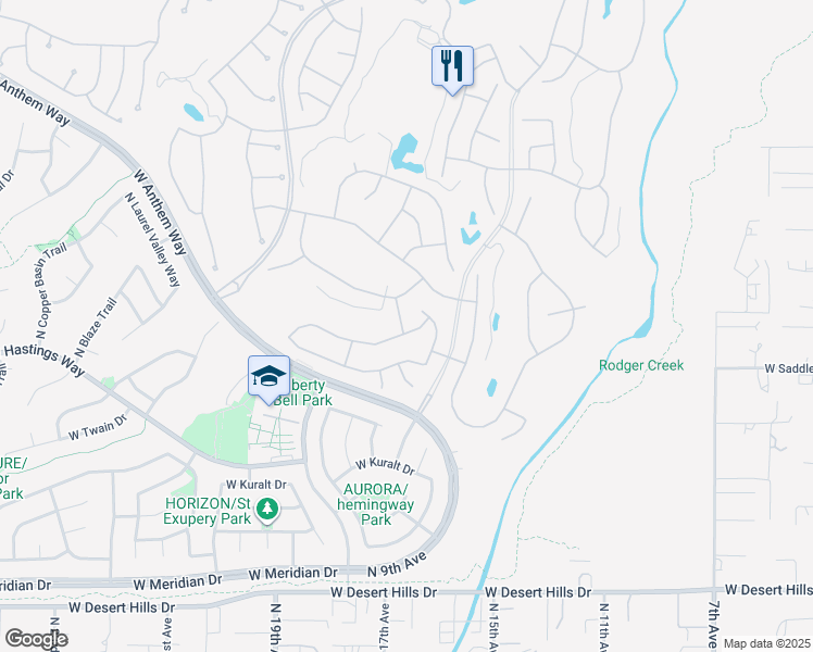 map of restaurants, bars, coffee shops, grocery stores, and more near 1641 West Dion Drive in New River