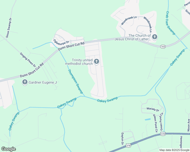 map of restaurants, bars, coffee shops, grocery stores, and more near 1420 Boker Road in Conway
