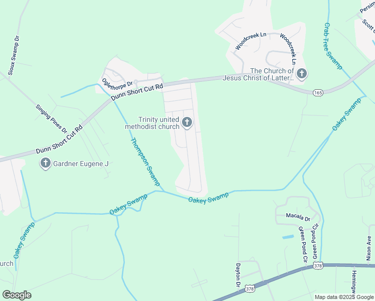 map of restaurants, bars, coffee shops, grocery stores, and more near 1414 Boker Road in Conway