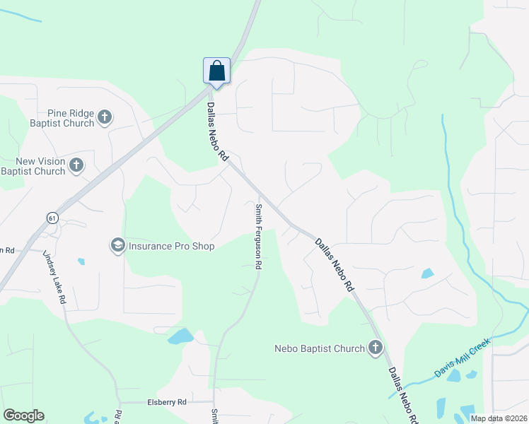 map of restaurants, bars, coffee shops, grocery stores, and more near 406 Dallas Nebo Road in Dallas