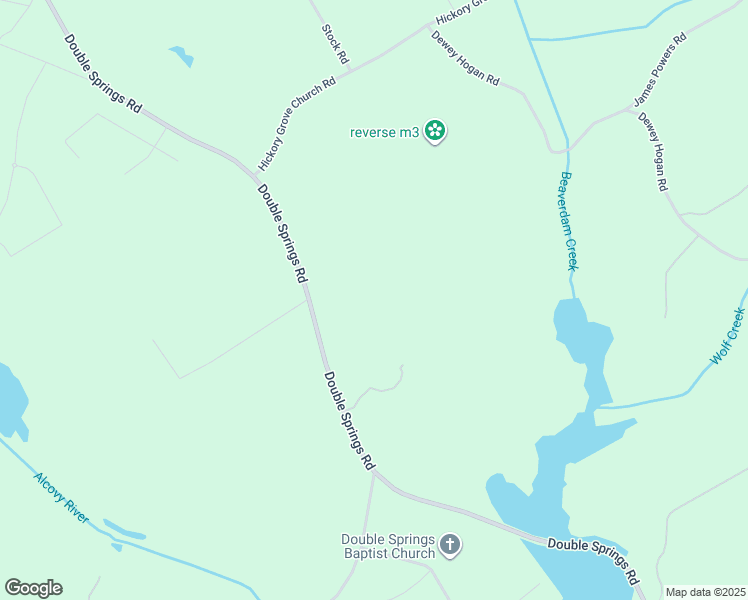 map of restaurants, bars, coffee shops, grocery stores, and more near 3065 Double Springs Road in Monroe