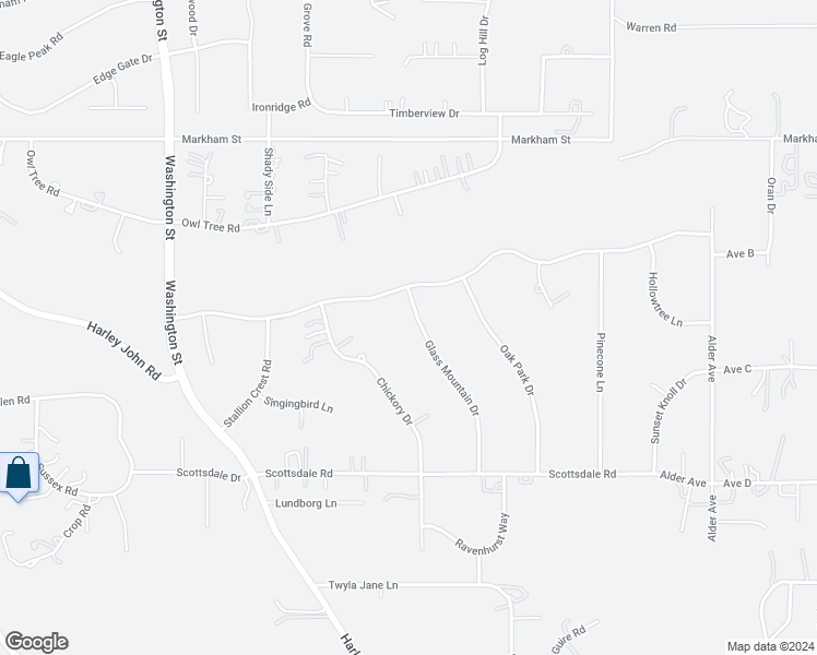 map of restaurants, bars, coffee shops, grocery stores, and more near 18401 Glass Mountain Drive in Riverside