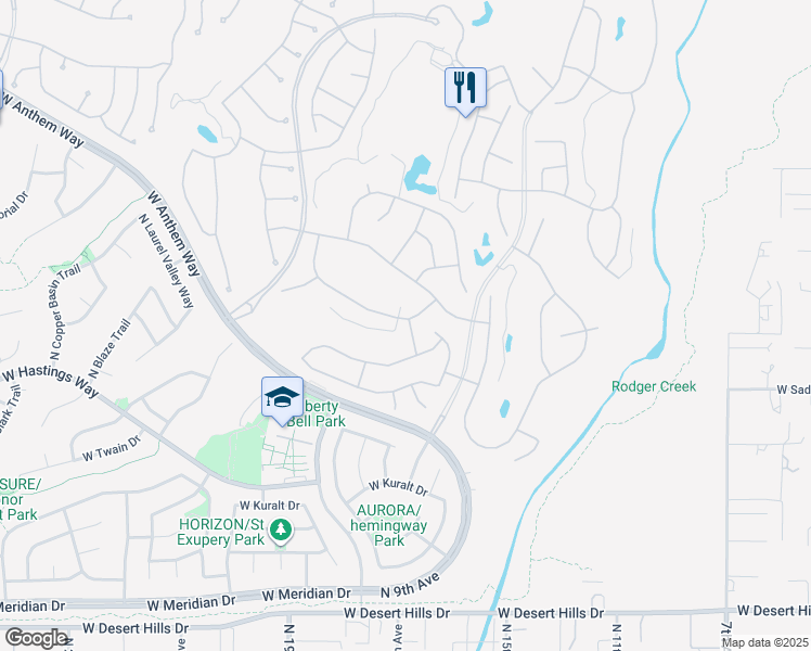 map of restaurants, bars, coffee shops, grocery stores, and more near 1701 West Dion Drive in New River