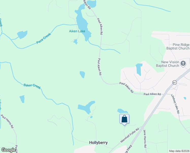 map of restaurants, bars, coffee shops, grocery stores, and more near 1400 Paul Aiken Road in Dallas