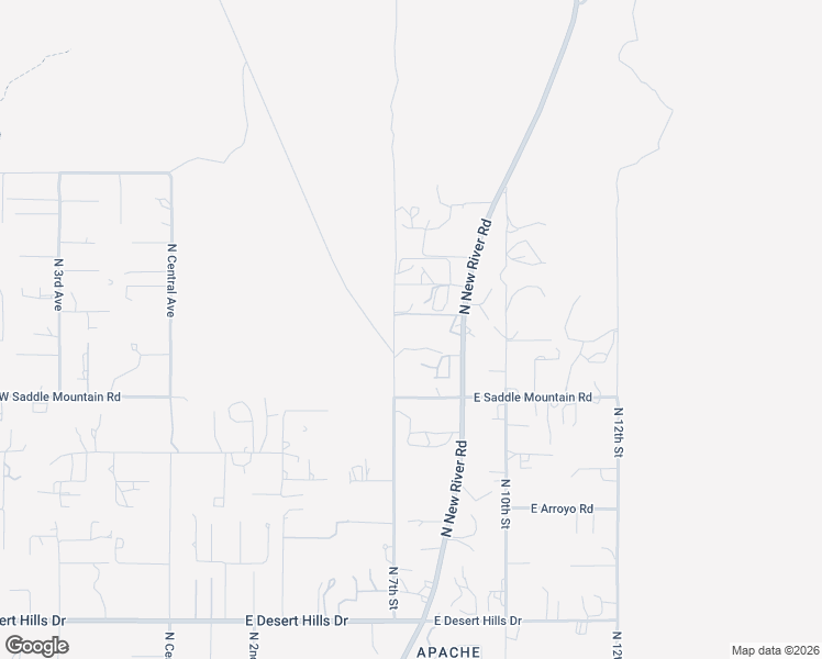 map of restaurants, bars, coffee shops, grocery stores, and more near 40430 North New River Road in Phoenix