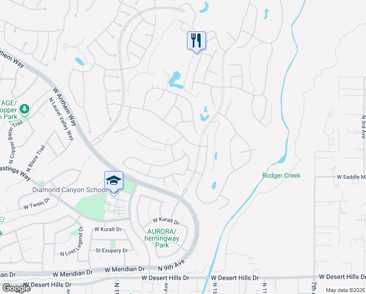 map of restaurants, bars, coffee shops, grocery stores, and more near 1641 West Dion Drive in New River