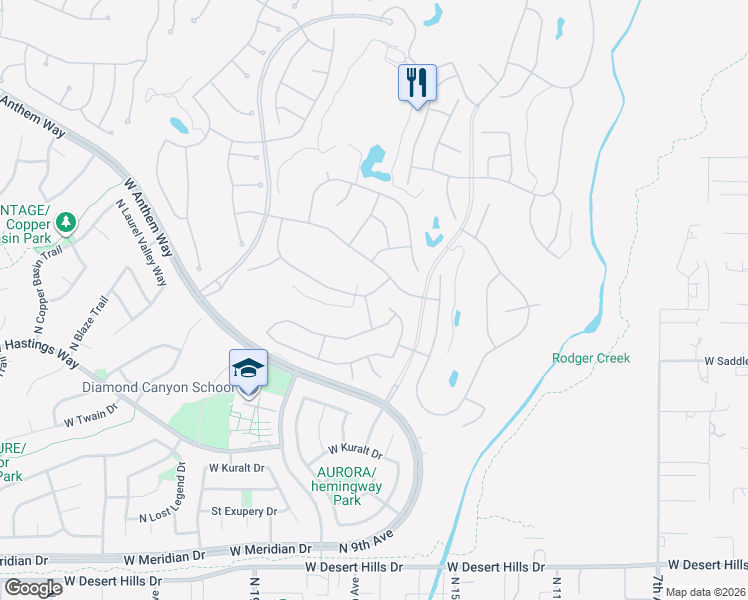 map of restaurants, bars, coffee shops, grocery stores, and more near 1641 West Dion Drive in New River