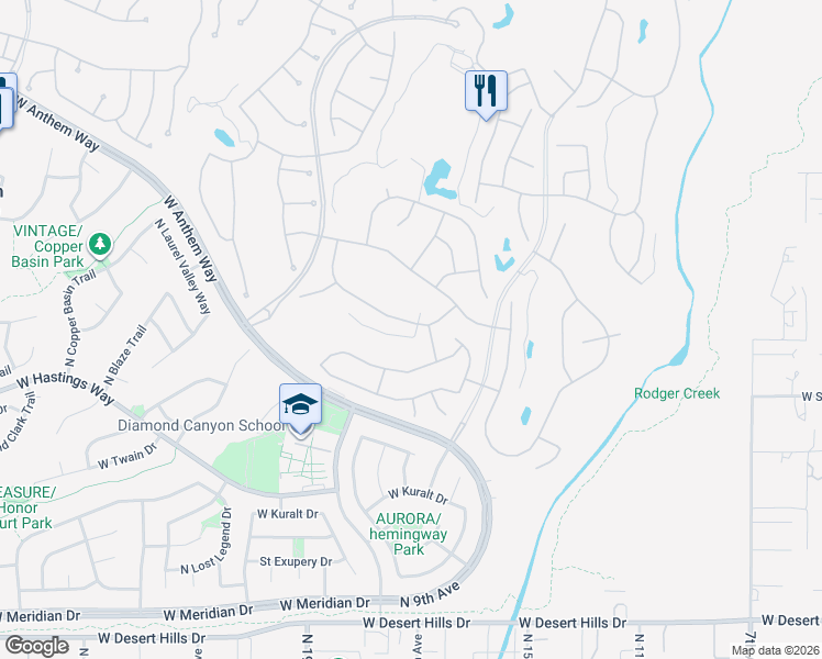 map of restaurants, bars, coffee shops, grocery stores, and more near 1729 West Dion Drive in New River