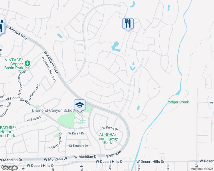 map of restaurants, bars, coffee shops, grocery stores, and more near 1729 West Dion Drive in New River