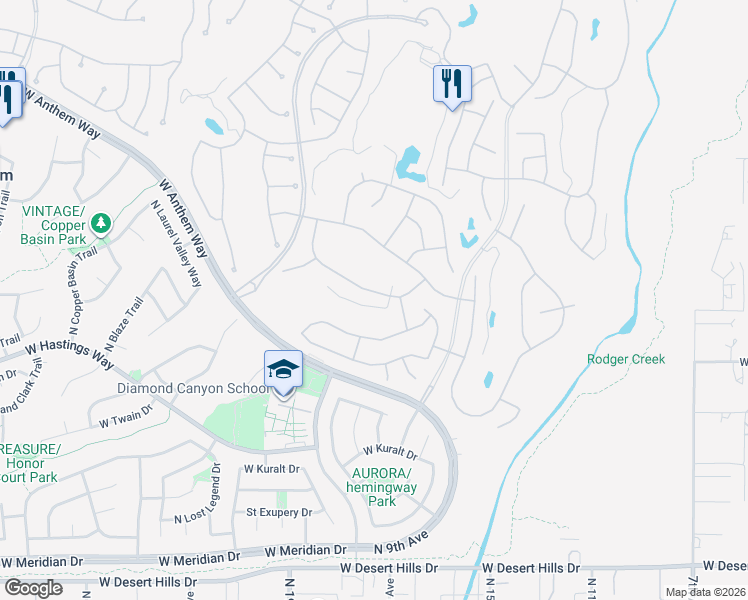 map of restaurants, bars, coffee shops, grocery stores, and more near 1729 West Dion Drive in New River